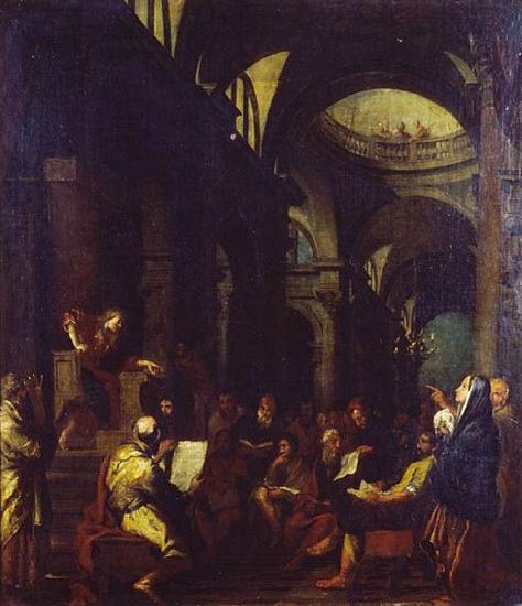 Giuseppe Maria Crespi The Finding of Jesus in the Temple oil painting picture